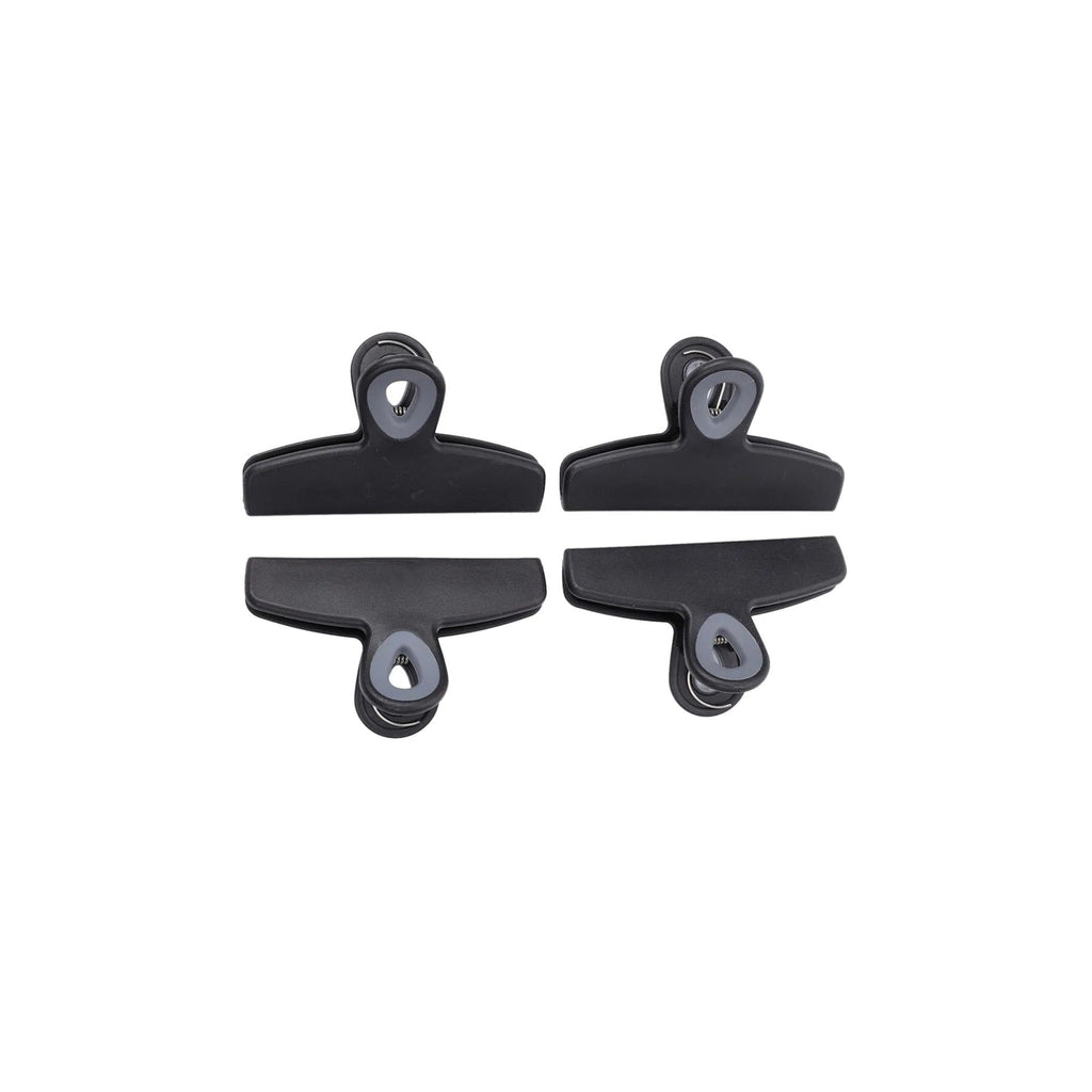 4-Piece Bag Clip Set, Black