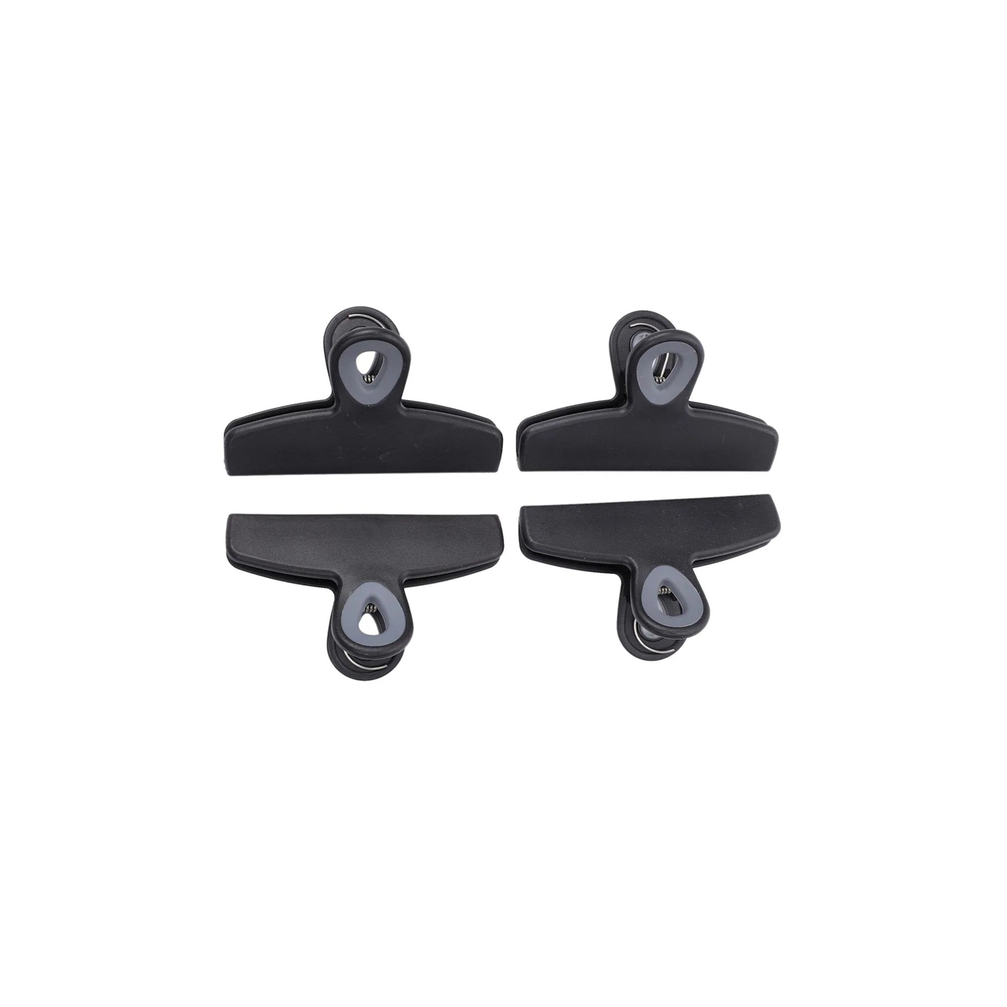 4-Piece Bag Clip Set, Black
