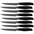 Titan Set Of 8 Steak Knives - Black