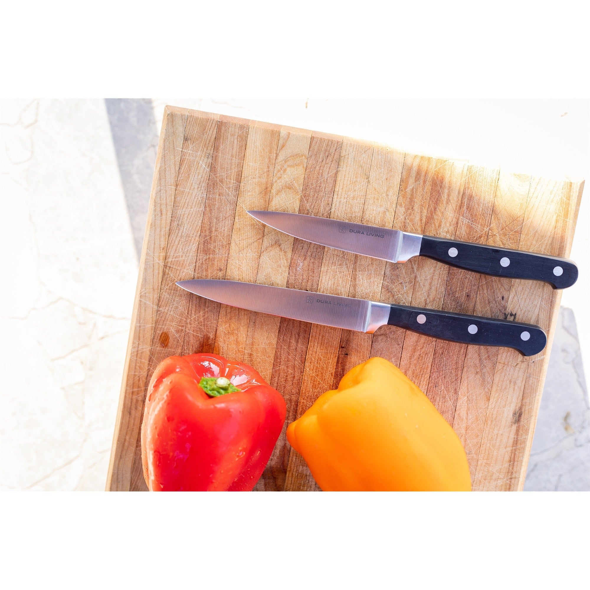Superior 2-Piece Kitchen Knife Set - Black