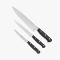 Superior 3-Piece Kitchen Knife Set – Black
