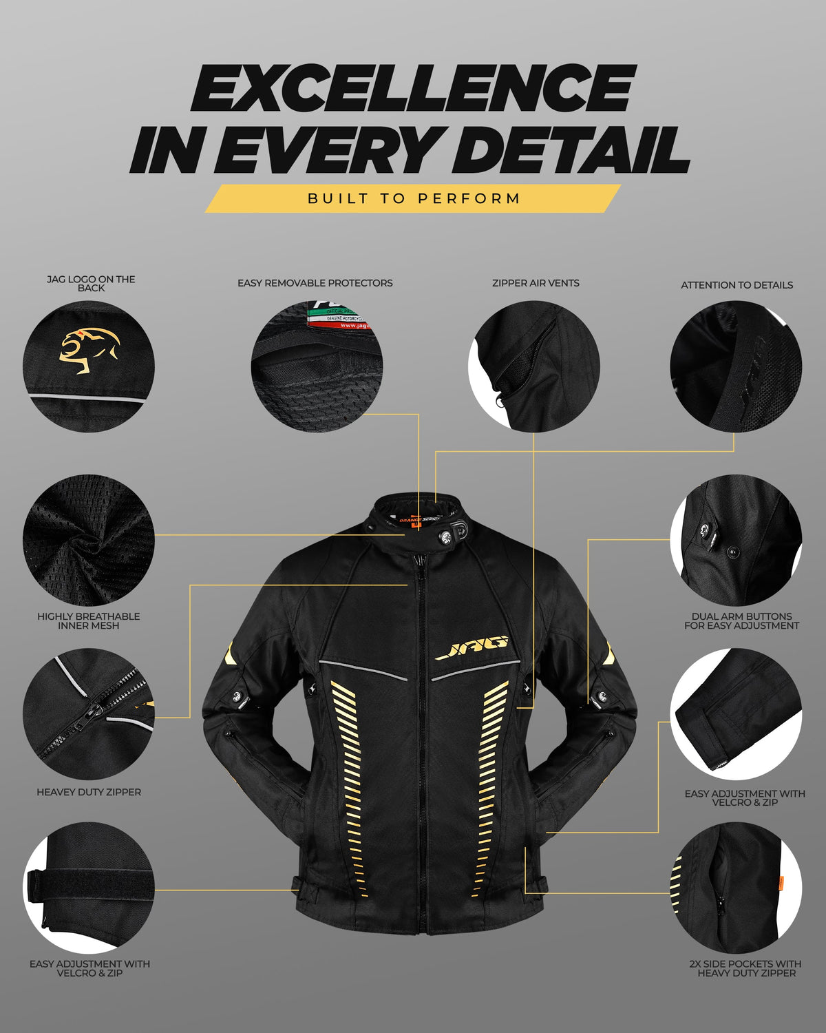Diana Women's Touring Motorcycle Jacket (Black)