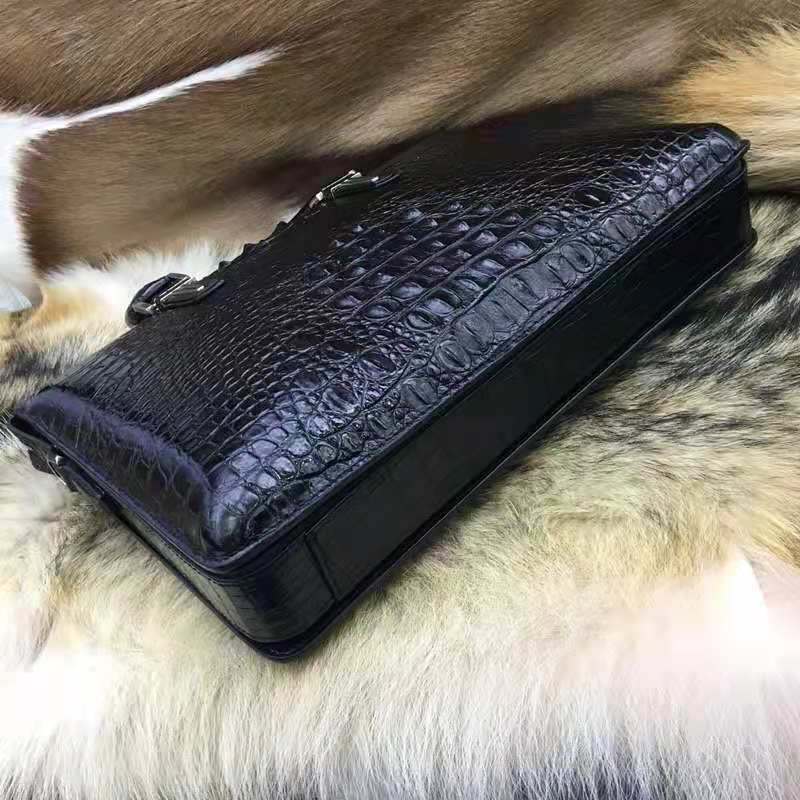 Crocodile Handbag Handmade Laptop Bag Luxury Briefcase Men's