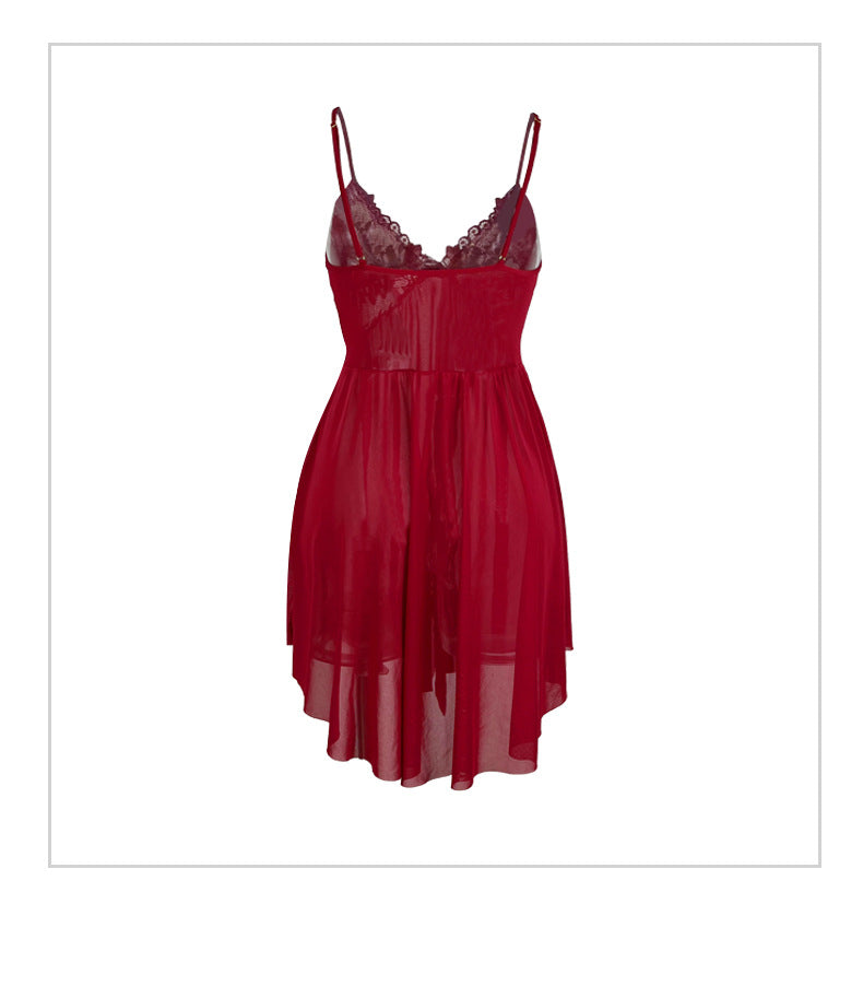 Mesh Nightgown Sleepwear Pajamas for Women