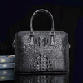 Handmade Luxury Crocodile Handbag Briefcase Unisex